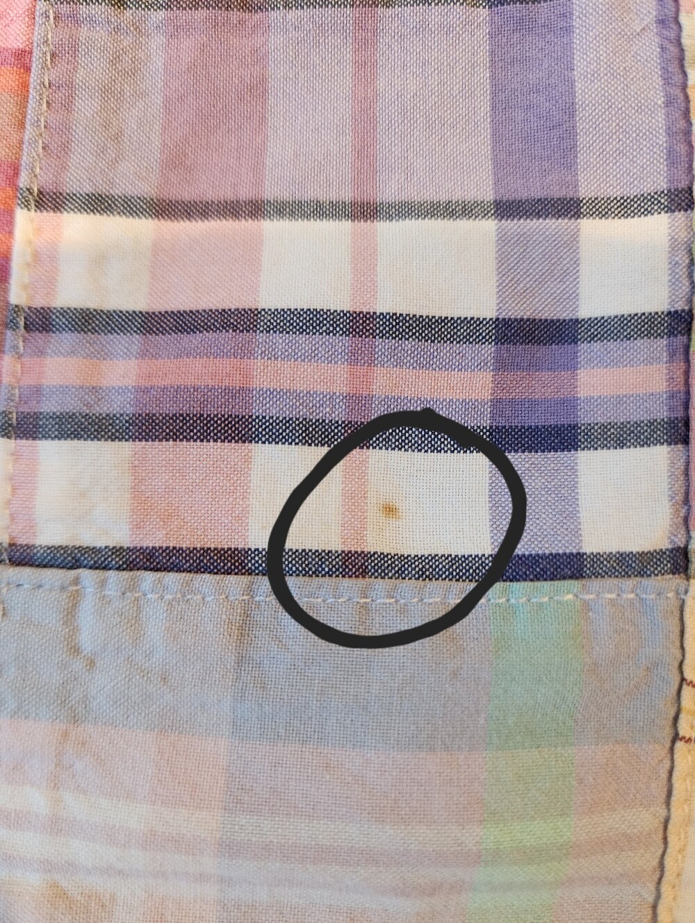 L.L.Bean Pastel Plaid Patchwork Favorite Fit Shorts Size 16. - Picture 3 of 13